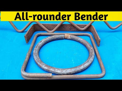 How To Bend A Round Bar At Home // How To Bend Metal