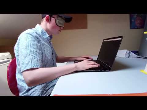 So I tried to code while BLINDFOLDED... (not a great idea 😂)