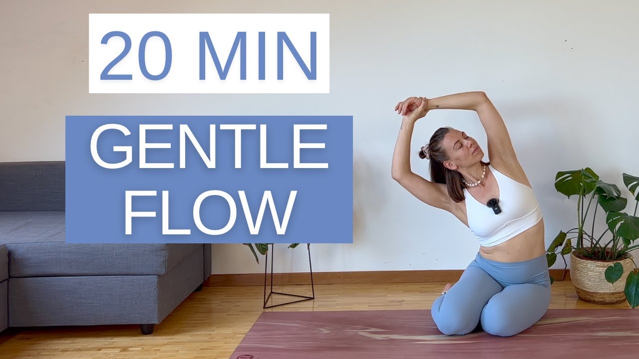 20 MIN ALL LEVELS GENTLE YOGA FLOW | Reconnect To Yourself & Release ...