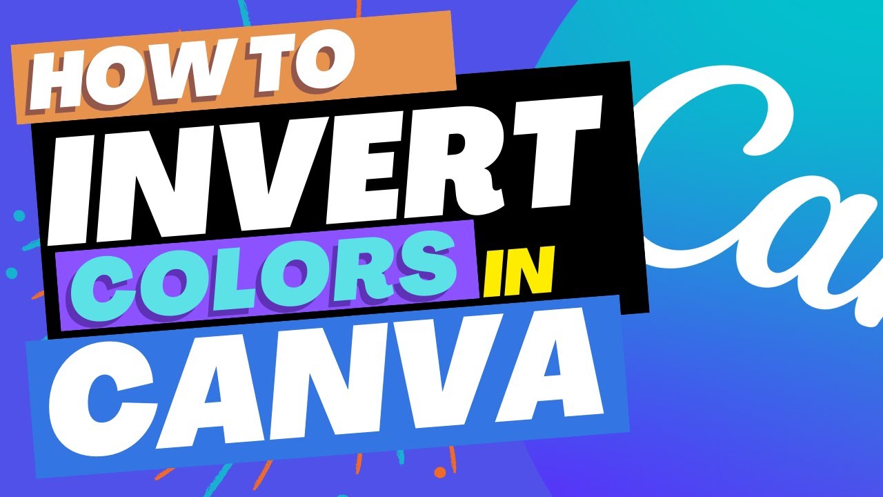 How to Invert Colors in Canva - Canva Templates