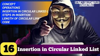Famous Lecture 16: Insertion in Circular Linked List : Mastering Linked List Made Simple ! Wealth