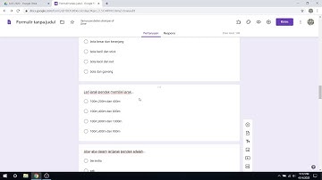 Cara import soal dari excel ke google form