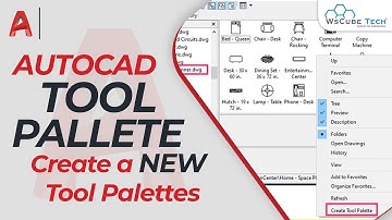 How to Create a New Tool Palettes in AutoCAD | Customizing AutoCAD Tool Palettes
