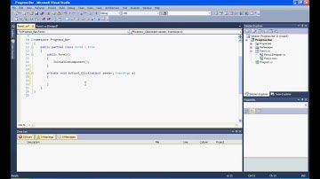 Custom Progress Bar With Percentage - C#