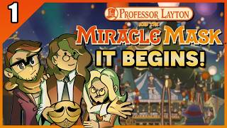 Professor Layton and the Miracle Mask with an Actual Professor!