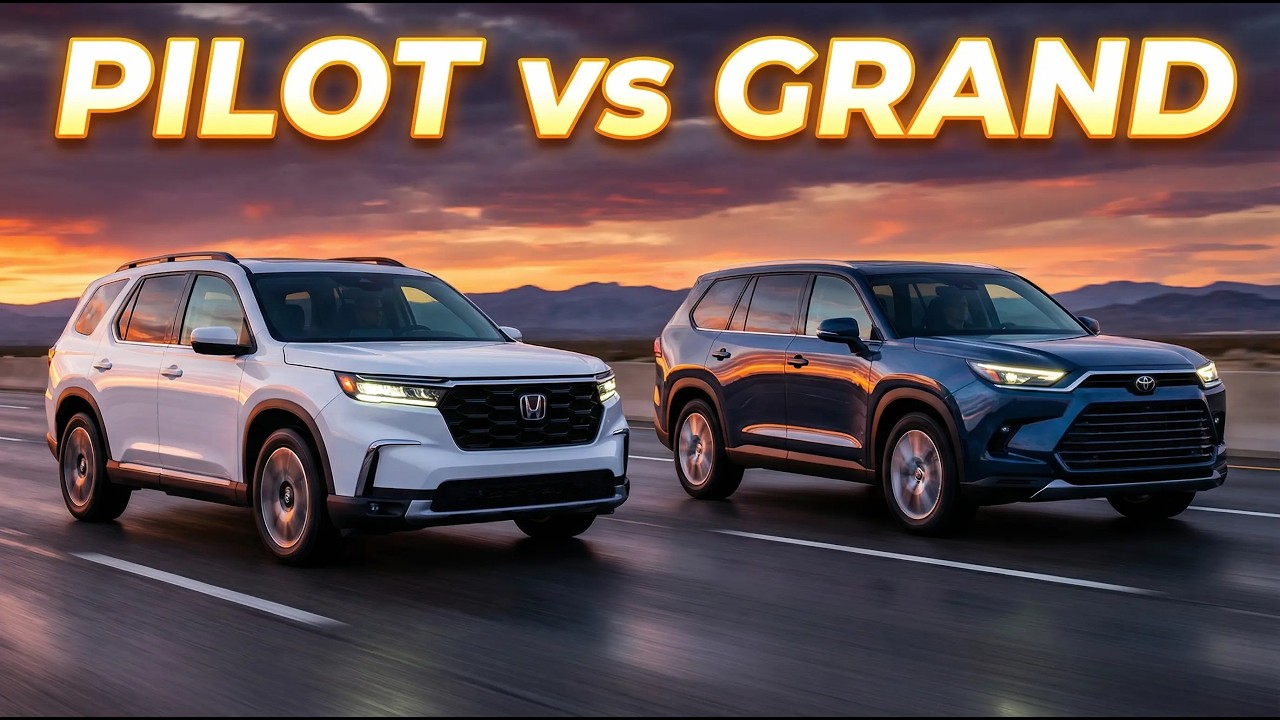 2026 Honda Pilot Facelift vs Toyota Grand Highlander 2026 – Ultimate 3-Row SUV Showdown