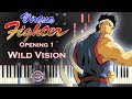 Virtua fighter  opening 1  wild vision   synthesia piano cover  tutorial