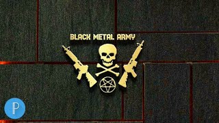 Black Metal Army Logo Design In Pixellab How To Make Logo Design In Pixellab