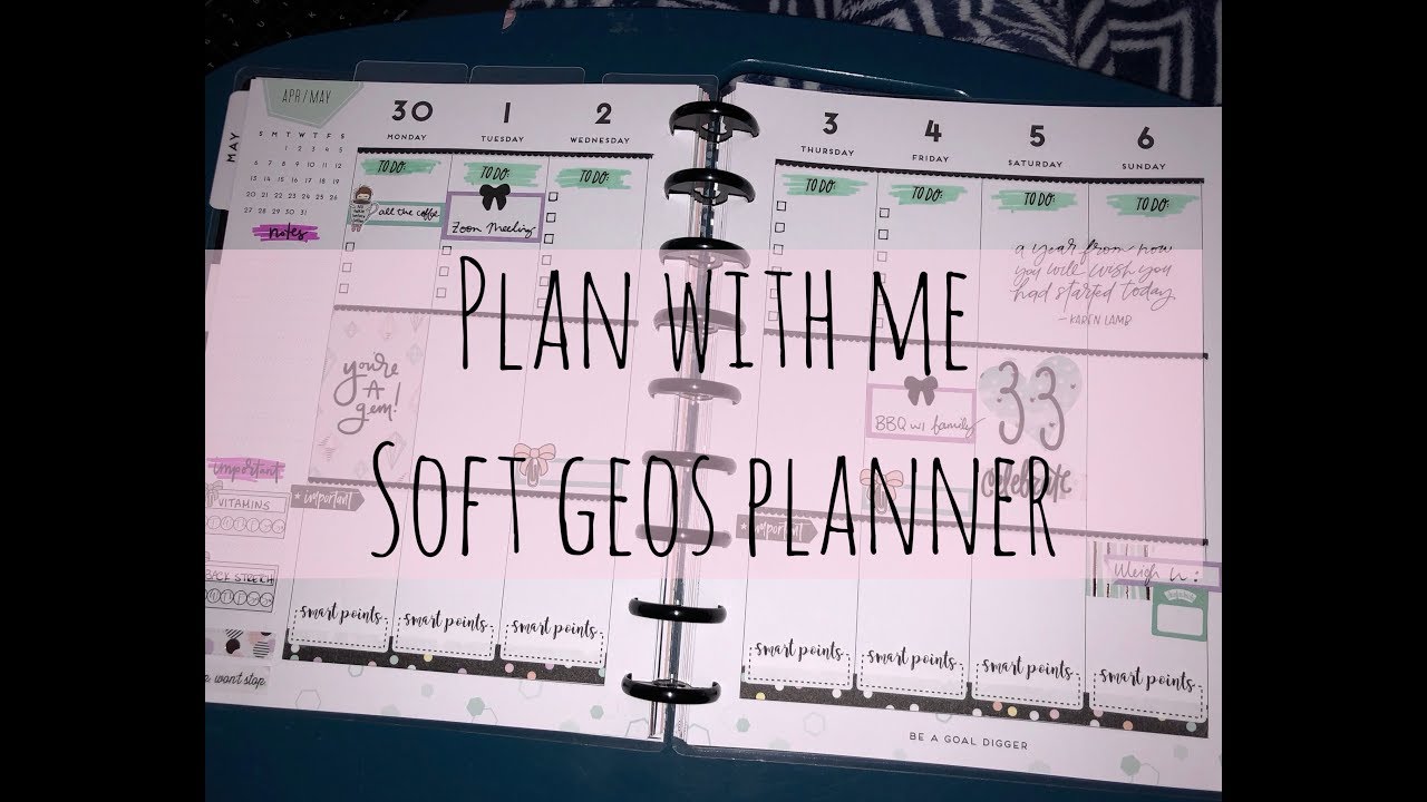 Plan with me: Soft Geos Extra Video!