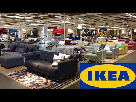 IKEA SOFAS COUCHES TABLES FURNITURE HOME DECOR SHOP WITH ME SHOPPING STORE WALK THROUGH 4K