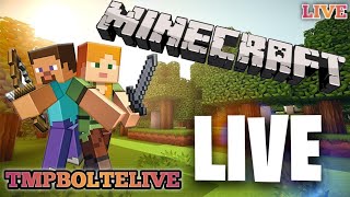 MINECRAFT SURVIVAL SMP LIVE WITH SUBSCRIBERS | ENDWAR COMING SOON | ROAD TO 10K | TMPBOLTELIVE