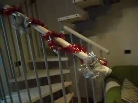 Scala addobbata per natale youtube Addobbare scala interna per natale