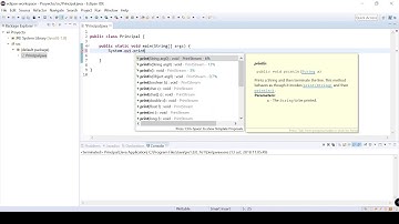 Hacer proyecto y primer programa Java en Eclipse