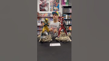 Deadpool vs Wolverine Legacy Replica by Iron Studios #iosonounvirtuale #deadpool #wolverine #marvel