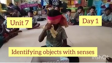 Unit 7 My senses Day 1 Identifying and object with the senses English Ennum Ezhuthum Term 1
