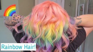 Rainbow Hair Tutorial!