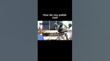 How do you polish rust! #fallout #memes #shorts #falloutmemes