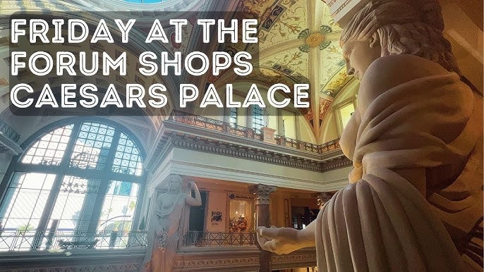 Caesars palace tour - 4k video walking tour 