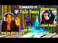 FaZe SWAY *GETS REVENGE* on #1 GIRL PRO in ZONE WARS! (Fortnite)