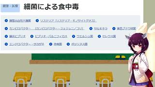 きりたんの衛生管理者講座　令和3年10月掲載　#32　細菌性食中毒