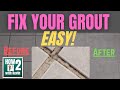 How To Refresh Grout: EASY DIY Project! Grout Repair and Sealing for Beginners (How To Regrout)