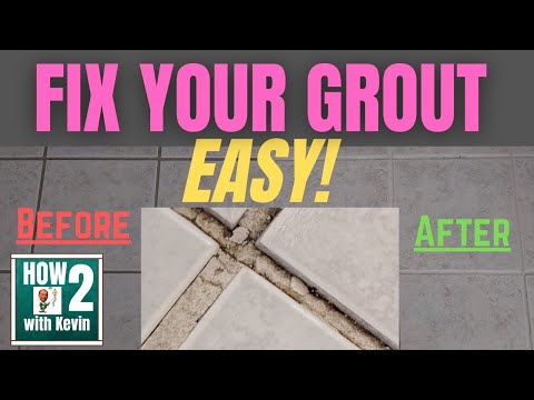 How To Refresh Grout: EASY DIY Project! Grout Repair and Sealing for Beginners (How To Regrout)