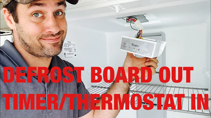 Whirlpool upright freezer defrost problem | Control board out | Timer & Thermostat in REDNECK 😂