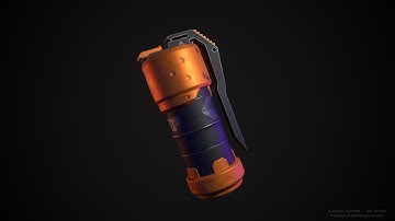 Post apocalyptic grenade: 3D asset game