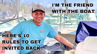 10 Rules To Follow If You Are a Guest On a Boat and Want to be Invited Back