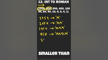 How to Solve Integer to Roman Numeral - LeetCode 12