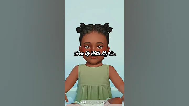 Grow up with my sim || Tragic Edition 😢❤️‍🩹 #sims4 #sims #thesims4 #shorts