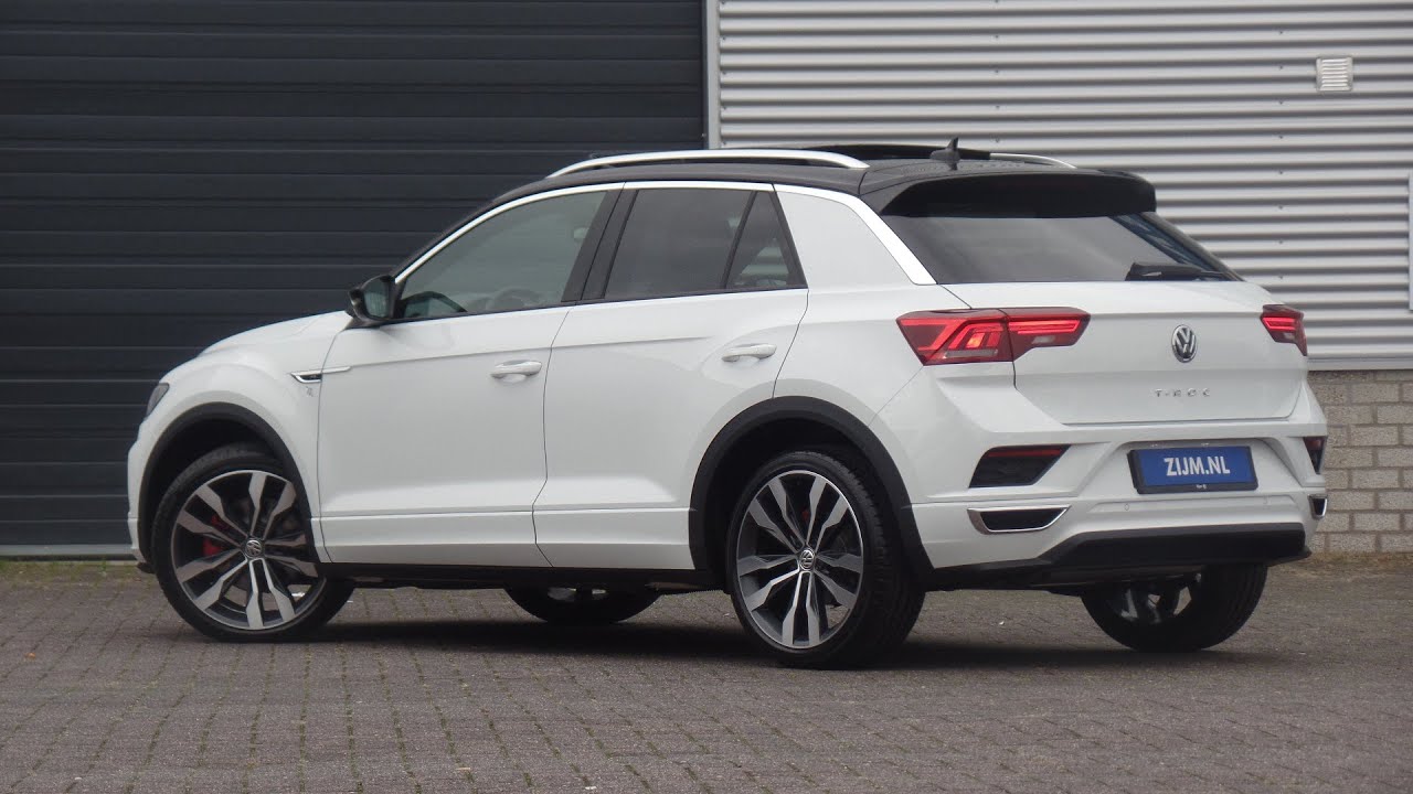 Volkswagen NEW T-roc R-line 2019 in 4K Pure White 19 inch Suzuka walk ...