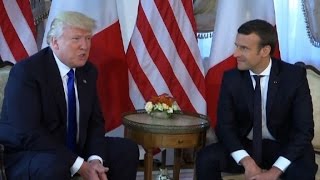 Bruxelles: rencontre de Trump et Macron