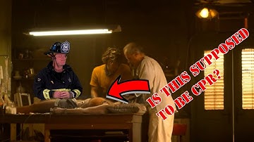 Green screening myself in the Outer Banks "CPR" scene