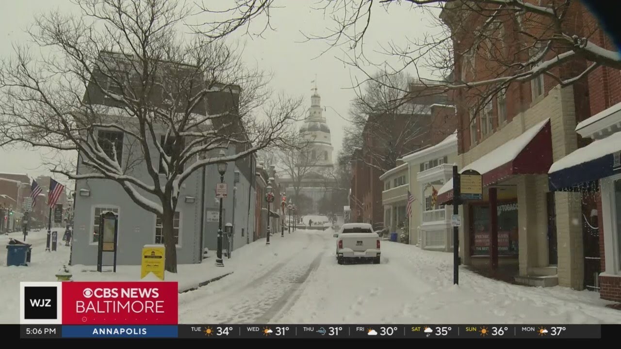 Maryland sees first major winter storm of the season
