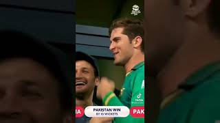 Pakistani team winning celebration vs india cricket team #t20worldcup2021