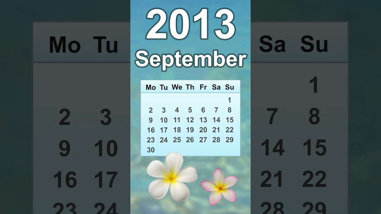 September 2013 Calendar