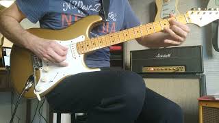 Dann Huff :  Lou Gramm - ' Angel with a dirty face '  solo  (75% practice session w/Brewster Strat)