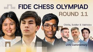 Full ♟ FIDE Chess Olympiad 2026 | Round 11 | Sindarov, Assaubayeva, Praggnanandhaa & More News
