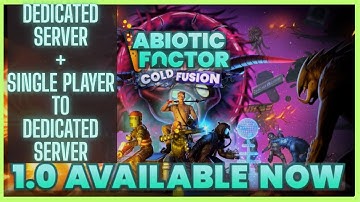 Abiotic Factor Dedicated Server Setup with SteamCMD + Single Player to Dedicated Server Tutorial! 🚀