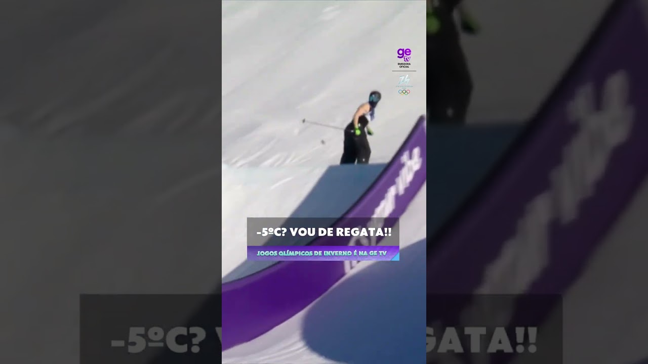 FRIO PRA QUEM? 🥶| Jogos de Inverno | #shorts | ge tv