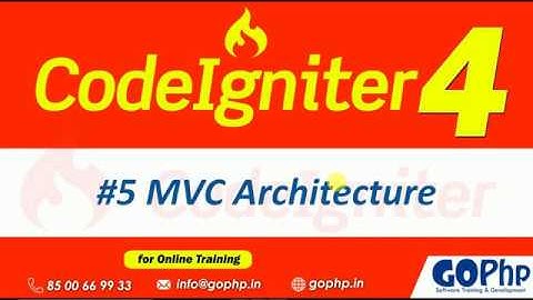 #05 MVC Architecture | CodeIgniter 4 Tutorials