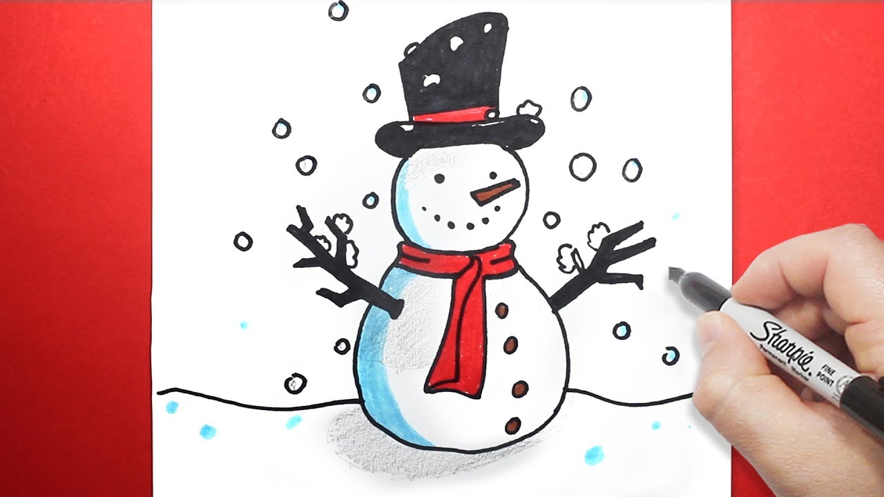 ثلج رسم رجل الثلج