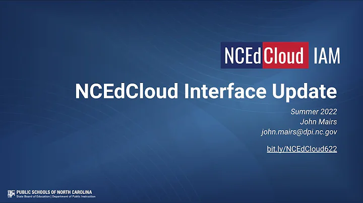 NCEdCloud IAM Service Interface Update Webinar - DayDayNews