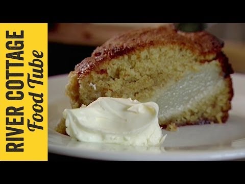 Pear & Almond Pudding Cake Recipe | Hugh Fearnley-Whittingstall