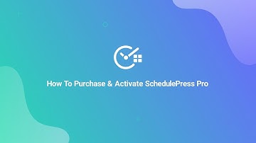 How To Purchase & Activate SchedulePress Pro