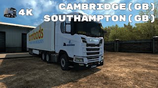 ETS 2 [v1.35] Small Roads Cambridge (GB) - Southampton (GB) - Scania S - 4K