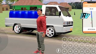 MOBIL PICKUP MITSUBISHI L300 OLENG DRUM BANYAK | IDBS MOBIL PICKUP SIMULATOR screenshot 3
