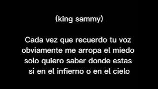 Canserbero x King sammy ( A DÓNDE ESTÁS)  (LETRA)