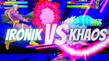 MvC2 - Khaos vs Ironik - PSN (Bad Audio)